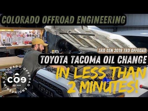 How to Change the Oil on a Toyota Tacoma (Fast & Easy DIY in Under 2 Minutes!)