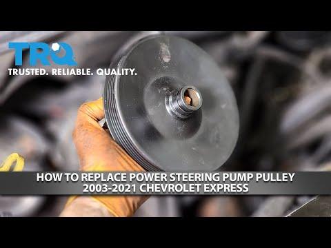 How to Replace the Power Steering Pump on a 2016 Chevrolet Express 3500