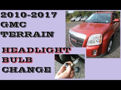 How to Replace Low Beam and High Beam Headlight Bulbs on a 2016 GMC Terrain