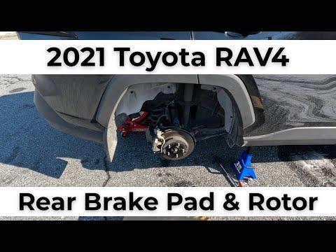 2019-2025 Toyota RAV4 Rear Brake Pad & Rotor Replacement