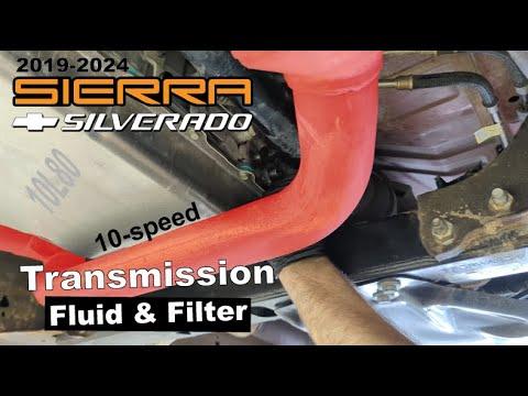 2019-2024 Sierra/Silverado: 10-speed Transmission Fluid & Filter Change (10L80)