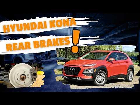 How To Replace Rear Brake Pad & Rotors | Hyundai Kona 2018-2023 AWD |