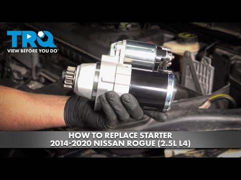 How to Replace the Starter Motor on a 2014 Nissan Rogue