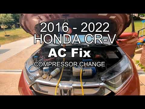How to Replace the A/C Compressor on a 2017-2019 Honda CR-V (Trim: LX | Engine: Inline 4 2.4L)