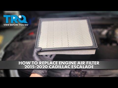 How to Replace the Engine Air Filter on a 2018 Cadillac Escalade