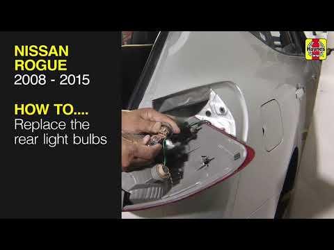 How to Replace the Rear Turn Signal Bulb on a 2014 Nissan Rogue