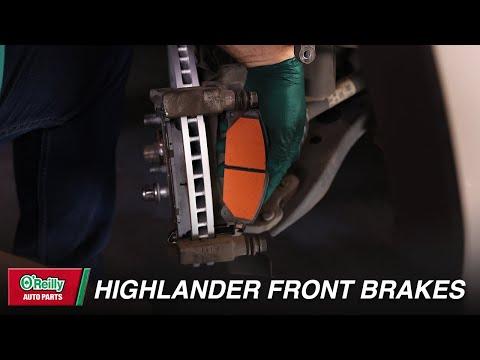 How to Replace Front Brake Pads on a 2017 Toyota Highlander