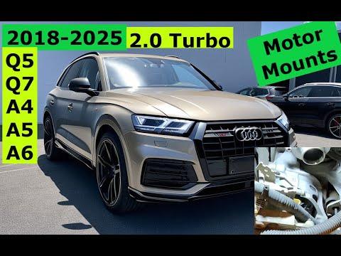 2018-2025 Audi Q5 Q7 A4 A5 A6 2.0T Engine Motor Mounts Replacement Repair Bonded Rubber Bushings