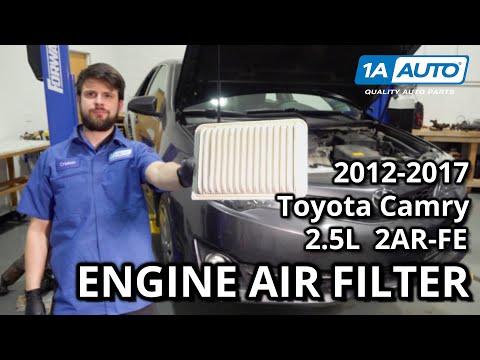 How to Replace Engine Air Filter 2012-2017 Toyota Camry (2.5L)