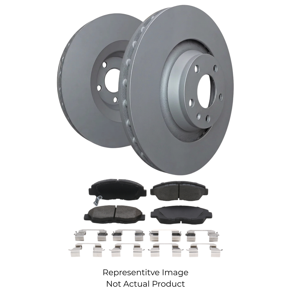 SP Performance Plain Rotor and Pad Kit, Grey