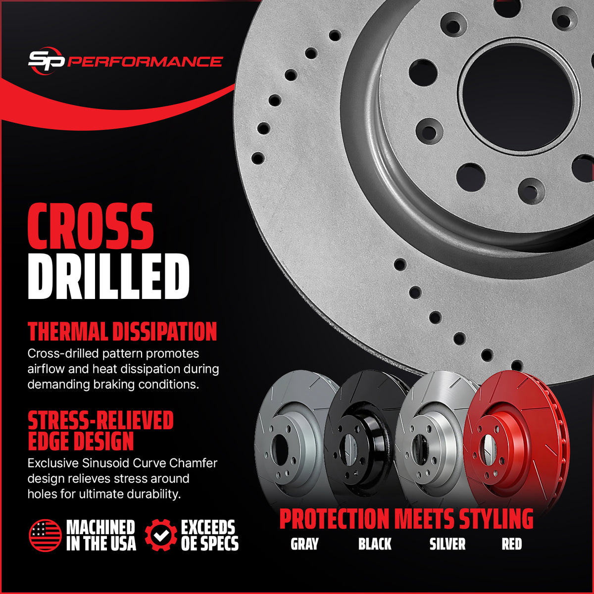 SP Performance Cross Drilled Product Brochure
