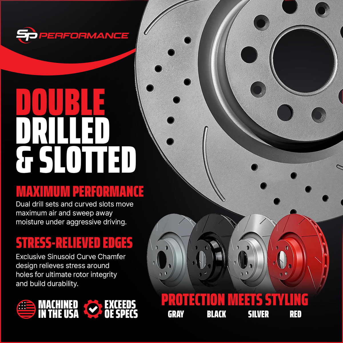 SP Performance Double Drilled & Slotted Product Brochure